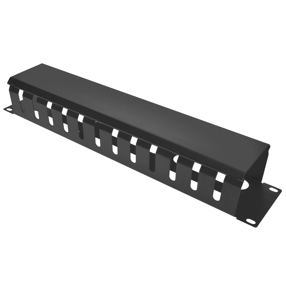 2U Cable Manager 12-Finger Duct with Cover 2U Cable Manager 12-Finger Duct with Cover
